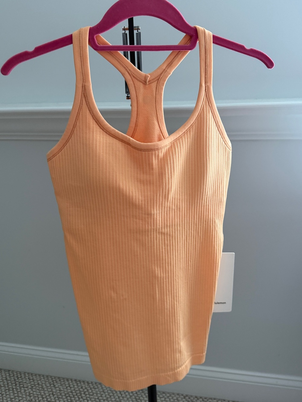 Lululemon Ebb to Street Tank NWT Rock Melon Size 6